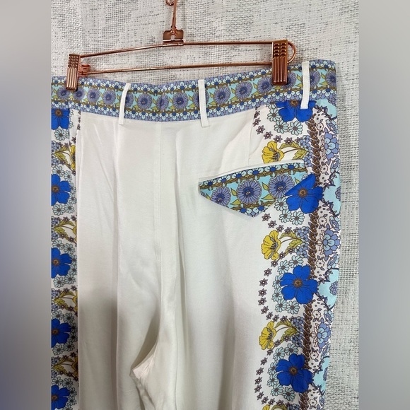 Hale Bob Omia twill printed high waisted pants - Picture 4 of 11